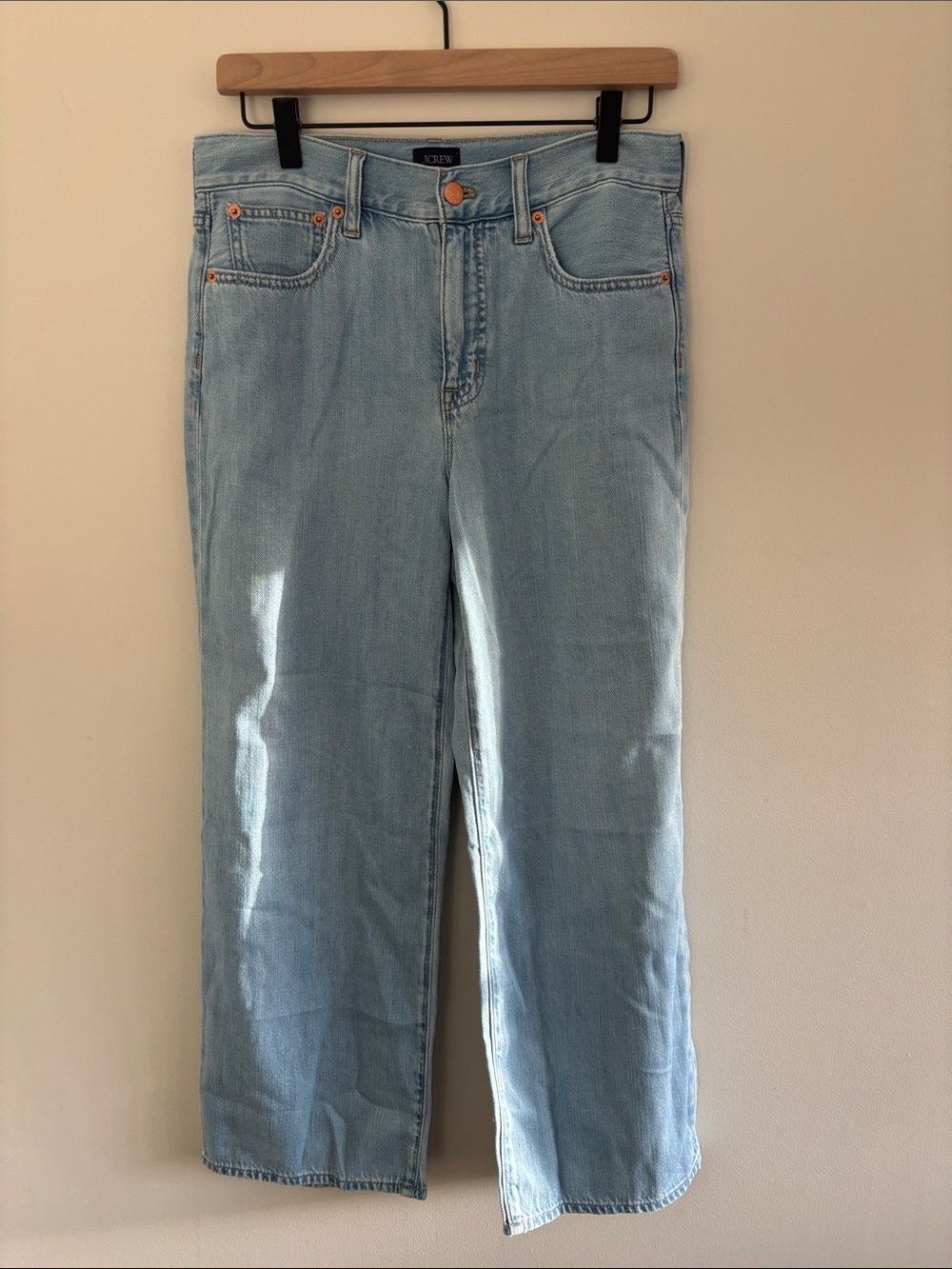 J. Crew Light Blue Wide Leg Jeans